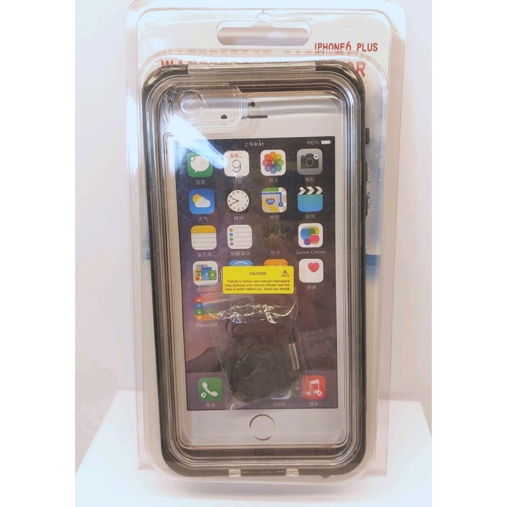 Waterproof Cell Phone Case For iPhone 6 Plus Pool Boating Beach 7"x3.5"